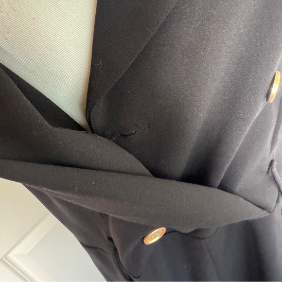 Nanette Lepore Double-Breasted Jumpsuit Black NWT $138 Size 12 Missing Belt - Picture 6 of 16